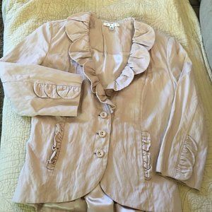 CAbi Pale Pink Petal Jacket New Without Tags